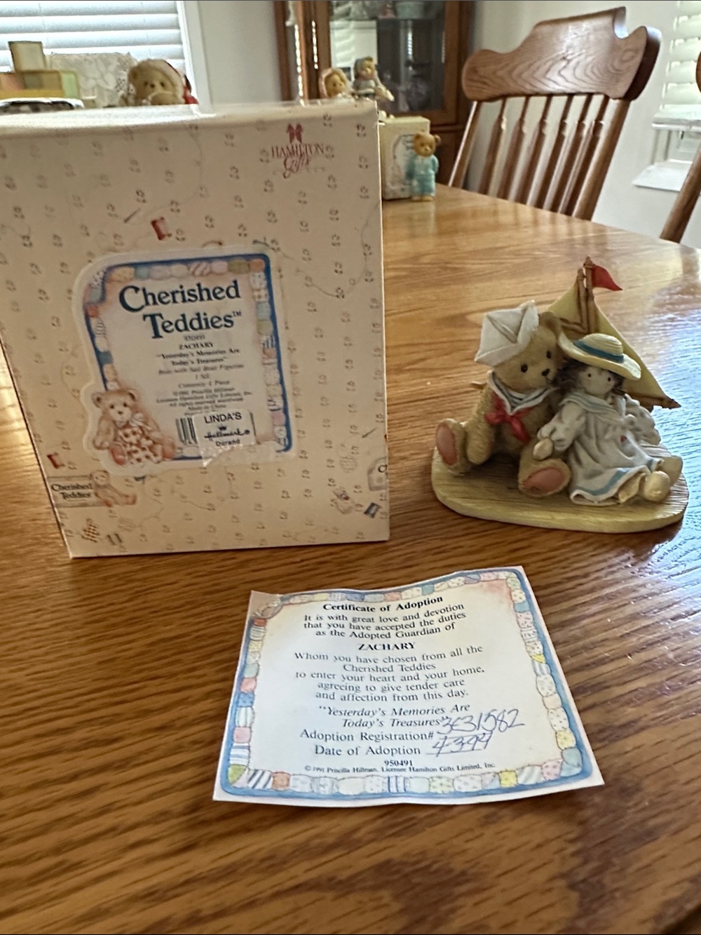 Zachary 1991 cherished teddies